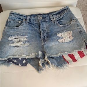GAP Denim American Flag pockets
